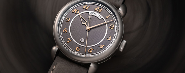Introducing – Ophion x The Horophile x The Limited Edition = The Very Sharp “Gilt Spectre” Watch