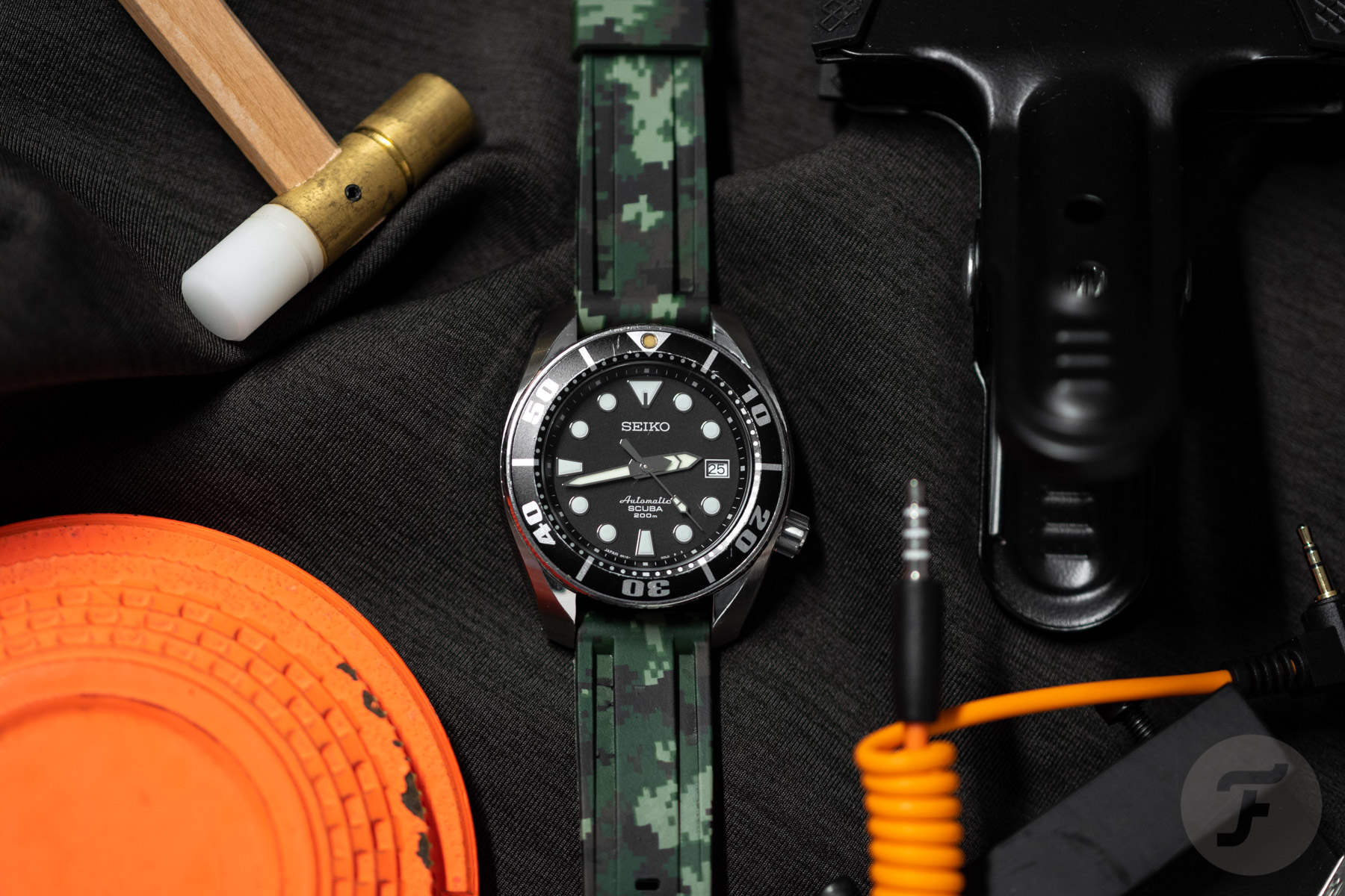 Strap Check: The Perfect Rubber Camo Strap For My Seiko Sumo