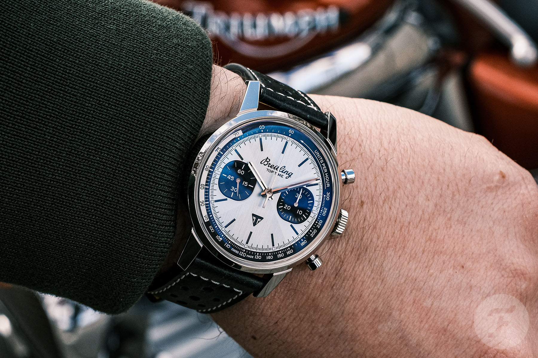 Introducing The Breitling × Triumph Motorcycles Top Time Chronograph (Live Pictures And Pricing)