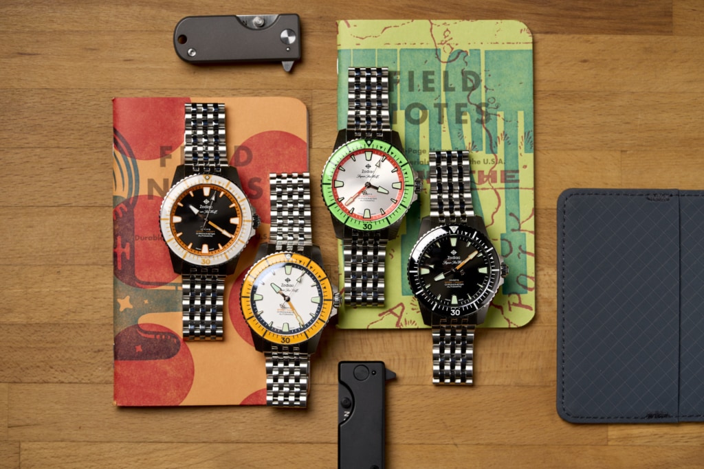 The Zodiac Super Sea Wolf Pro-Divers are in Stock at the Windup Watch Shop