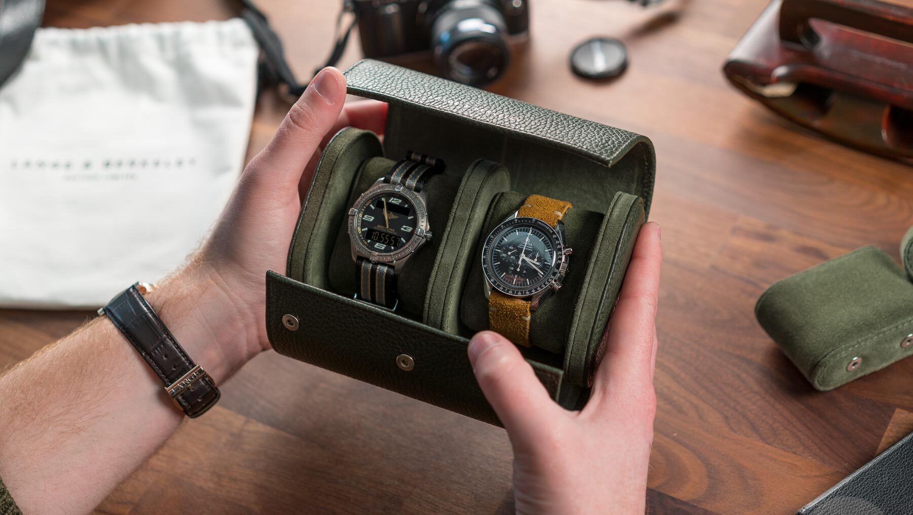 Lange & Berkeley — The Ultimate Watch Roll For All Wrist Sizes