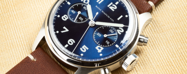 Introducing – American Watchmaker RGM Presents a Striking Blue Edition of its Pilot’s Chronograph