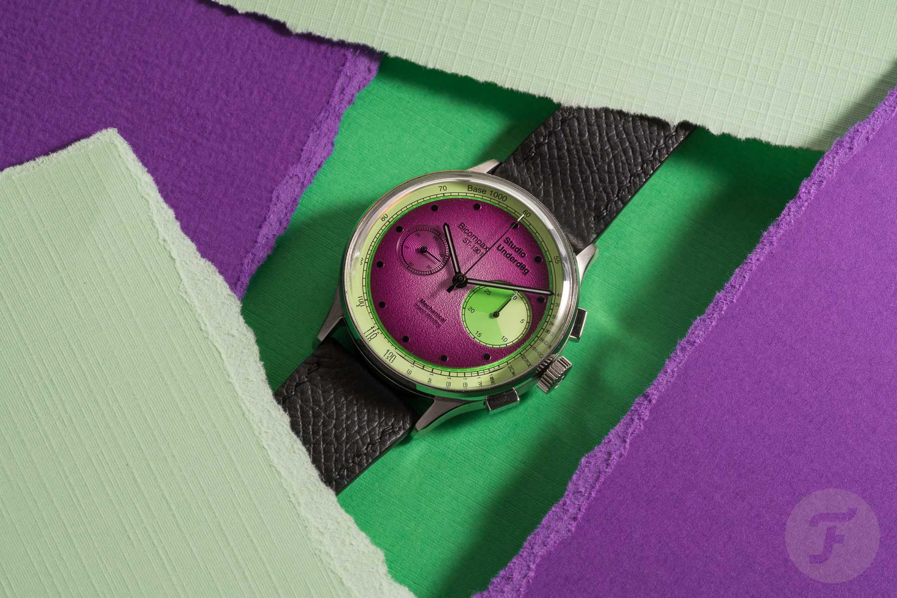 A Ballsy Move: Studio Underd0g April Fools’ Aubergine Chronograph Becomes A Reality In Association With Fratello