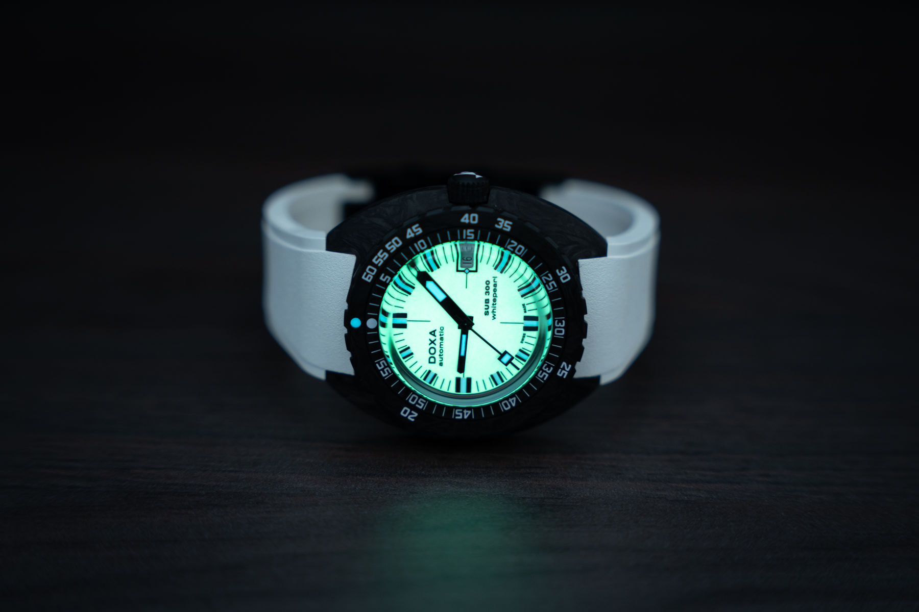 Doxa Introduces The Whitepearl Colorway To The Wider SUB Family Collections