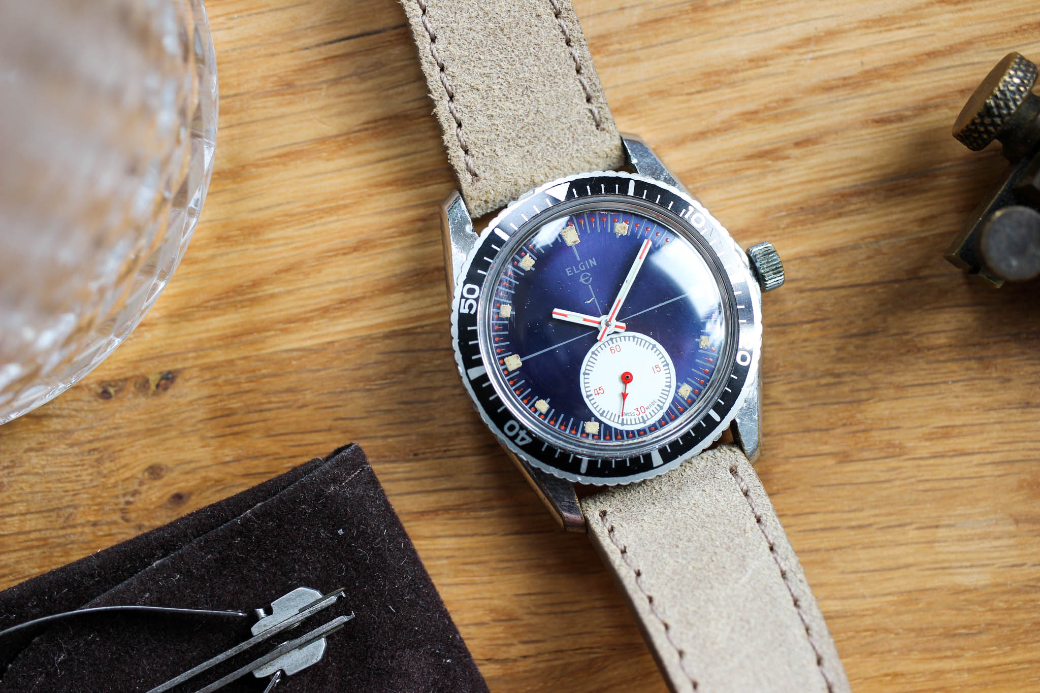#TBT The Most Captivating One-Eyed Elgin Diver’s Watch