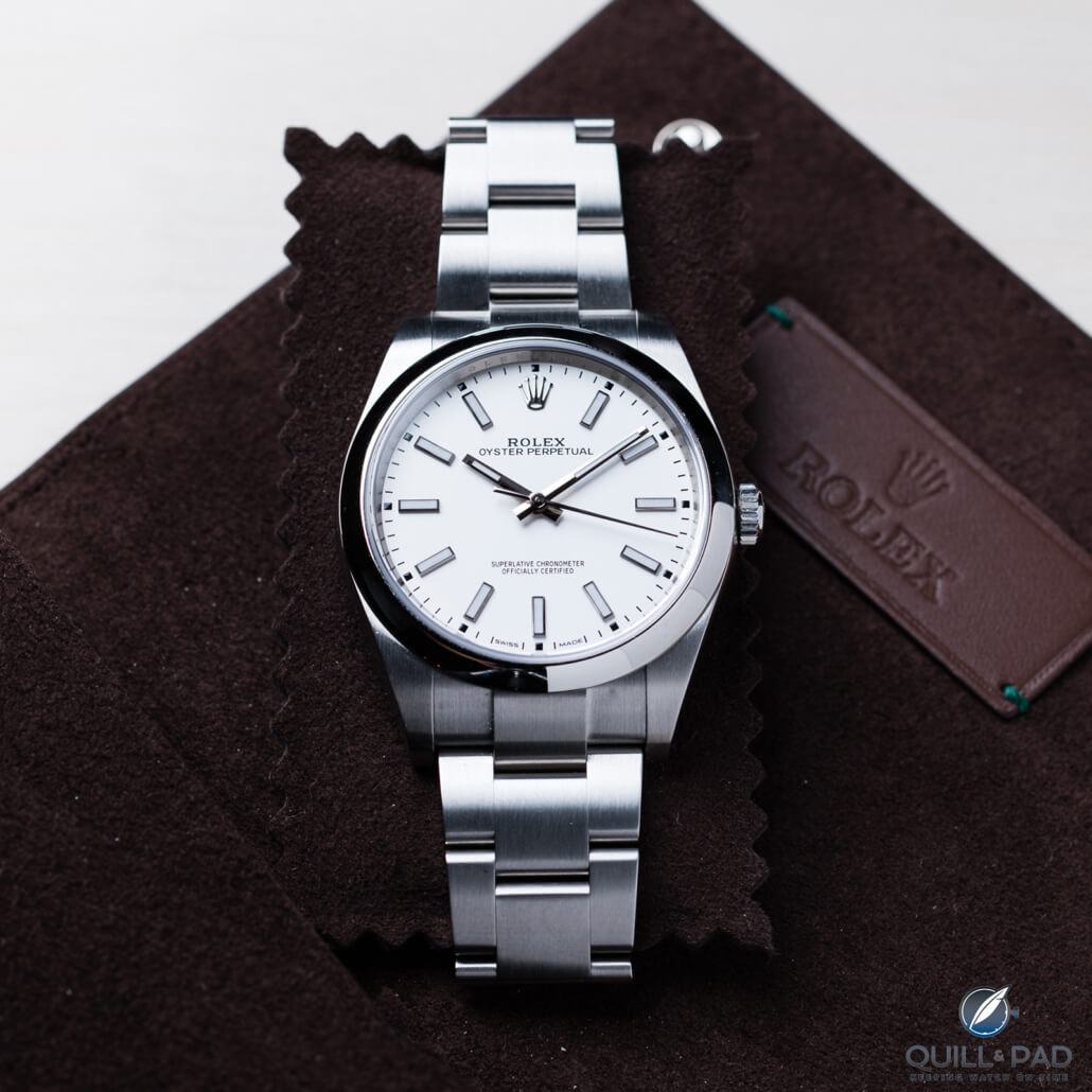 Why I Bought It (The Day Before It Was Discontinued): Rolex Oyster Perpetual 39 With White Dial Reference 114300 – Reprise