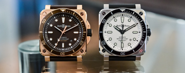 Introducing – The New Bell & Ross BR 03-92 Diver White and Diver Brown Bronze (Live Pics & Price)