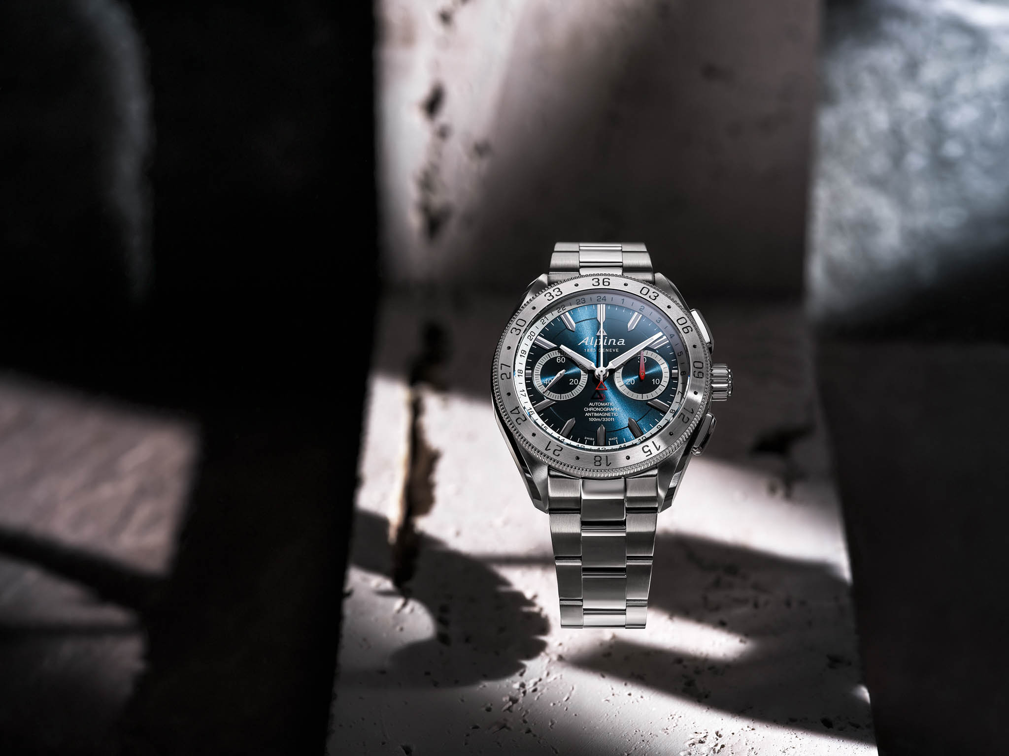 The Alpina Alpiner4 Chronograph With An Unusual Bezel — Now In New Colors