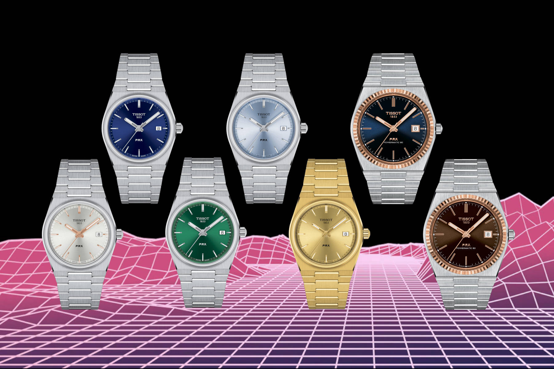 Tissot Adds New Novelties To The PRX Collection In 35mm And Gold!