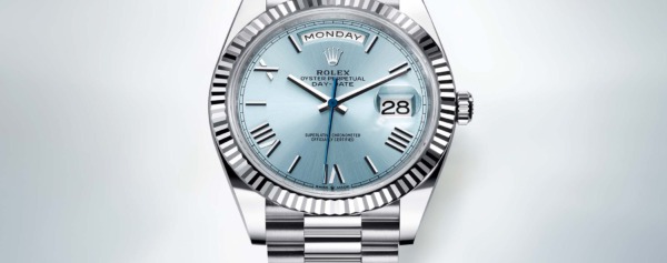 Introducing – Rolex Day-Date 40 in Platinum now with a Fluted Bezel