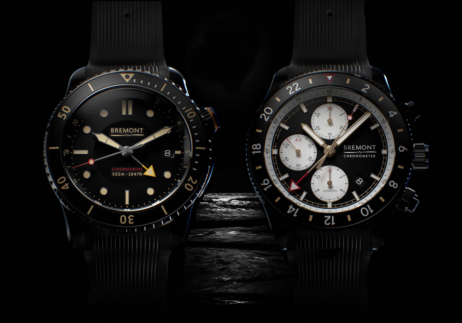 Bremont Drops Two New Supermarine Models Inspired By Military Night Operations