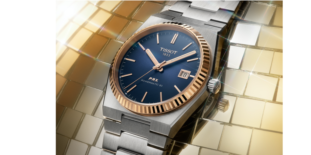 Two-Tone Twist: Tissot Introduces PRX Powermatic 80 Steel & 18K Gold