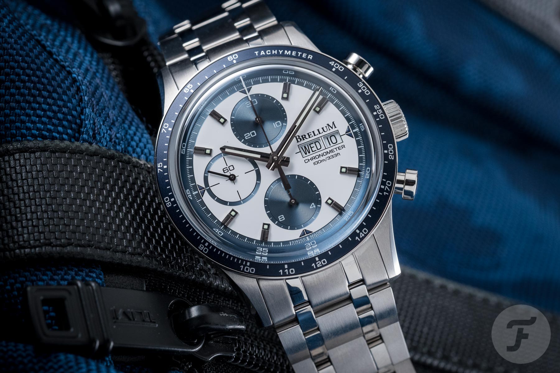 Introducing The Brellum Pandial LE.1 DD Chronometer — A Blue Panda That You Can Even Take Swimming