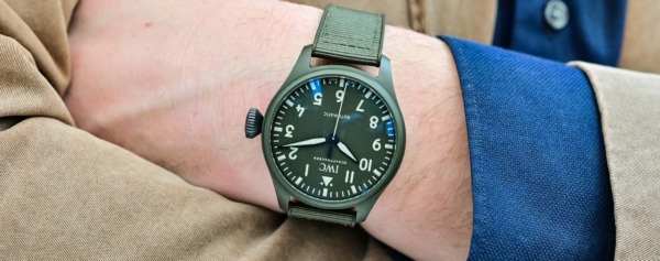 Introducing – The New IWC Big Pilot 43 TOP GUN “Woodland” Green Ceramic (Live Pics & Price)