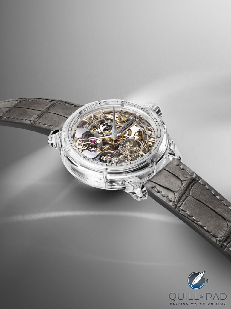 Chopard L.U.C Full Strike Sapphire: A Minute Repeater Housed Entirely In Transparent Sapphire Crystal – Reprise