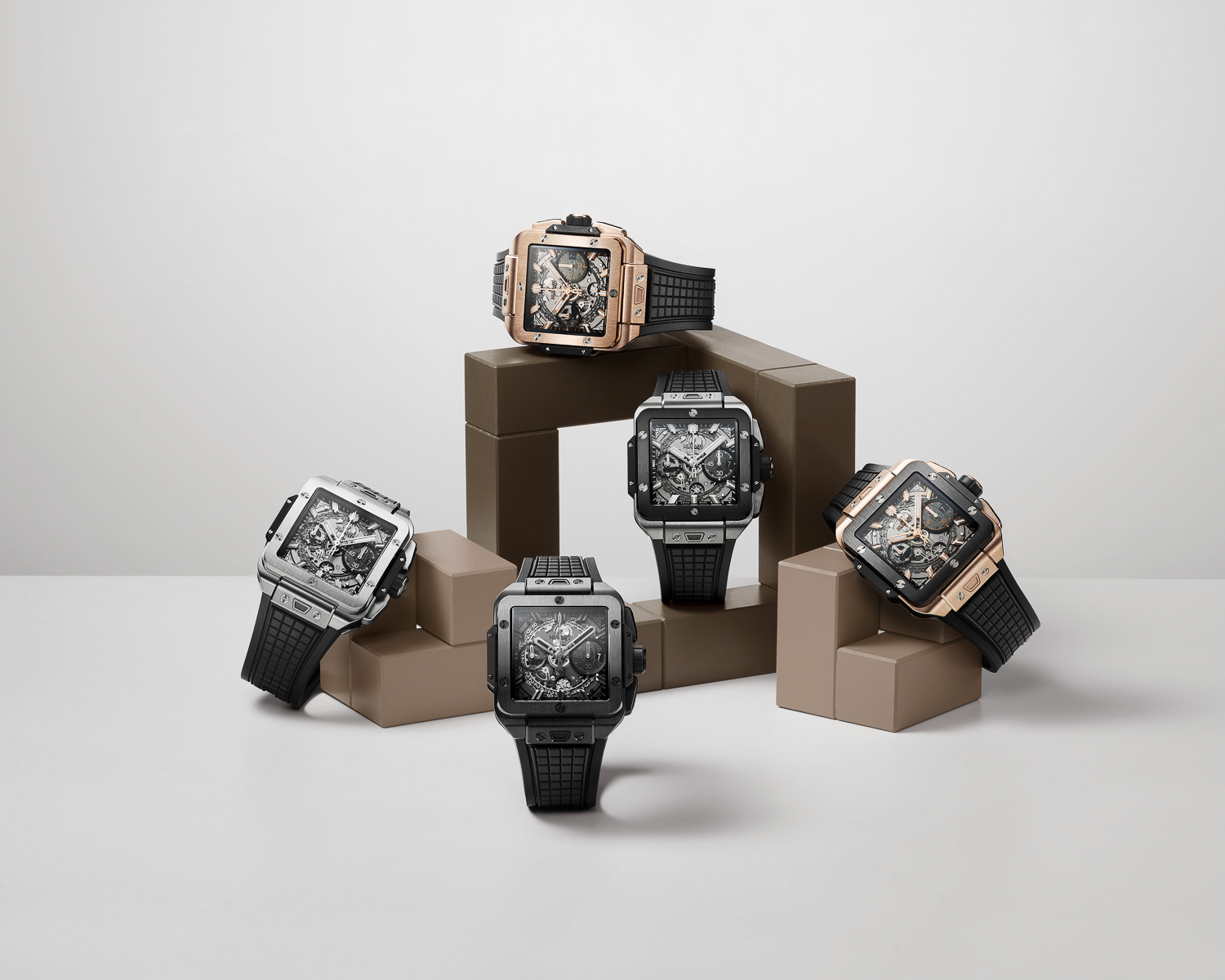 Hublot Delivers An Array Of New Releases — The All-New Square Bang, The Big Bang Integral In Colorful Ceramic, And More