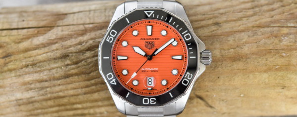 Introducing – The TAG Heuer Aquaracer Professional 300 Orange Diver (Live Pics & Price)