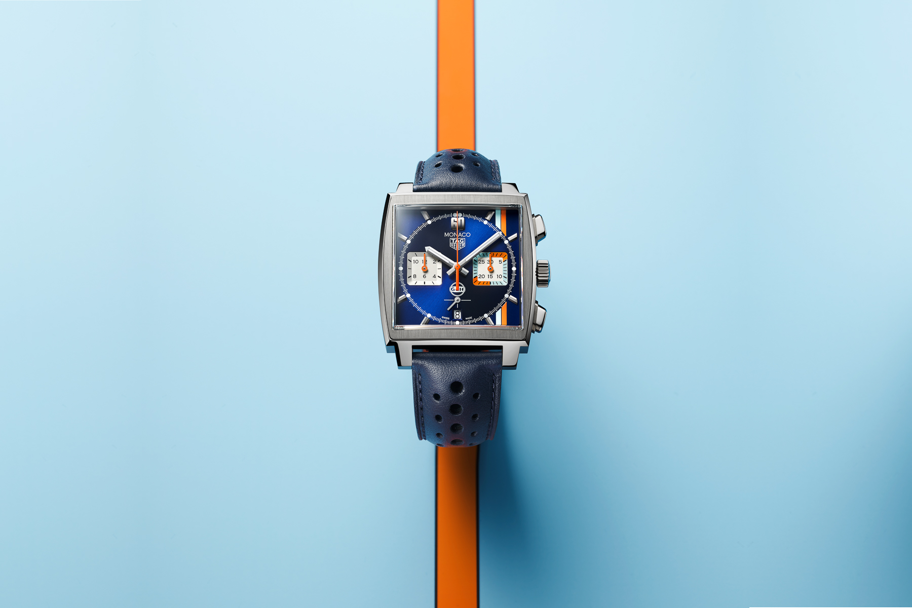 TAG Heuer Introduces The Monaco Gulf Special Edition With The In-House Calibre Heuer 02