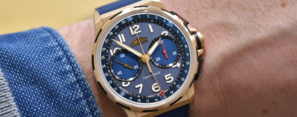 Hands-on – The new Angelus Chronodate Titanium & Red Gold Editions