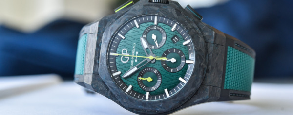 Introducing – The Girard-Perregaux Laureato Absolute Chronograph Aston Martin F1 Edition (Live Pics & Price)