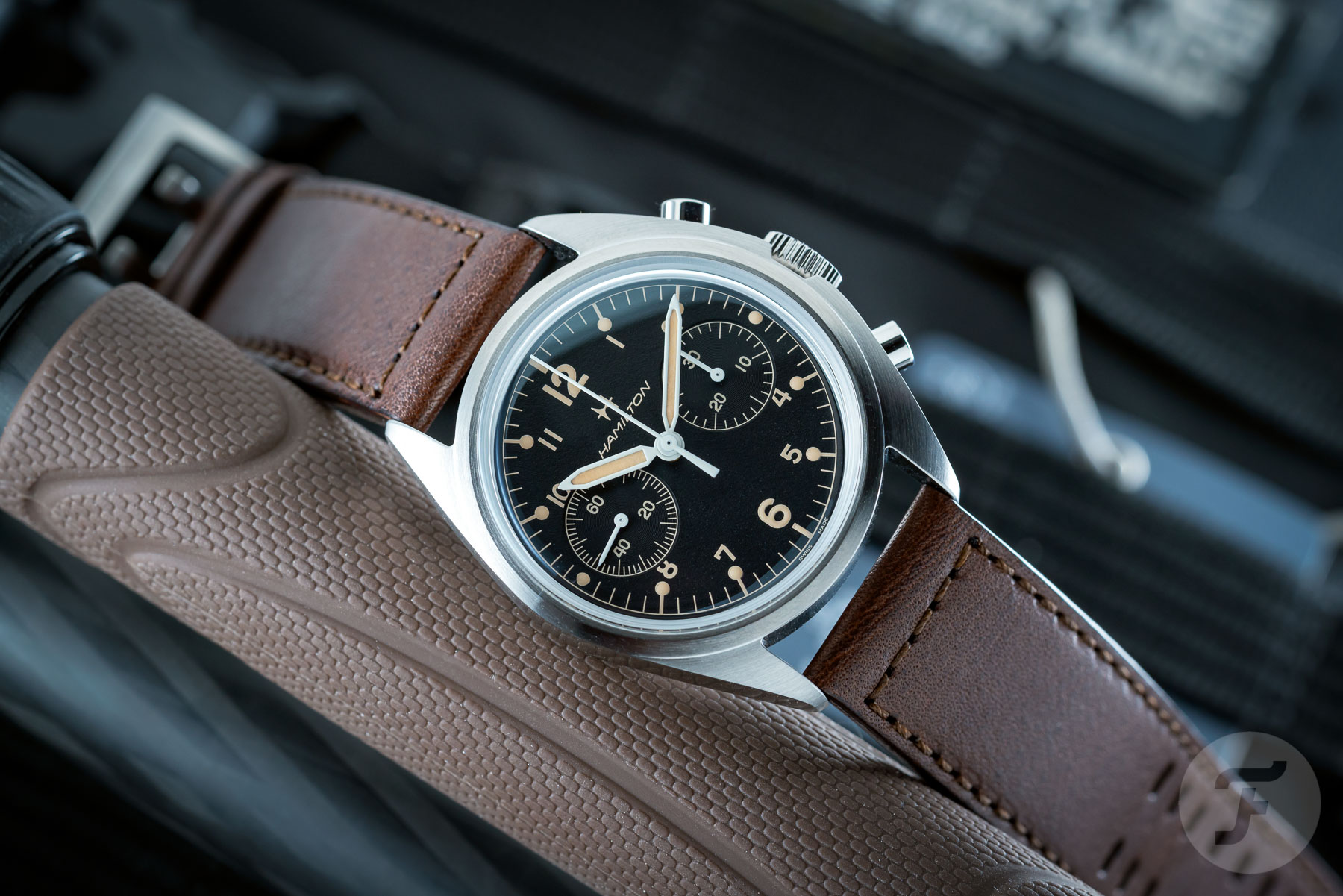 Hands-On With The Hand-Wound Hamilton Khaki Pilot Pioneer Mechanical Chronograph