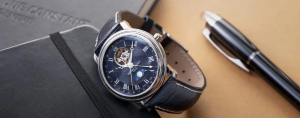 Introducing – The Frederique Constant Classics Heart Beat Moonphase Date with New Blue Dial