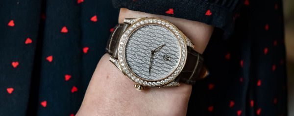 Women’s Watch Wednesday – The Parmigiani Fleurier Tonda Jewellery Watch with a Grain d’Orge Motif in Diamonds