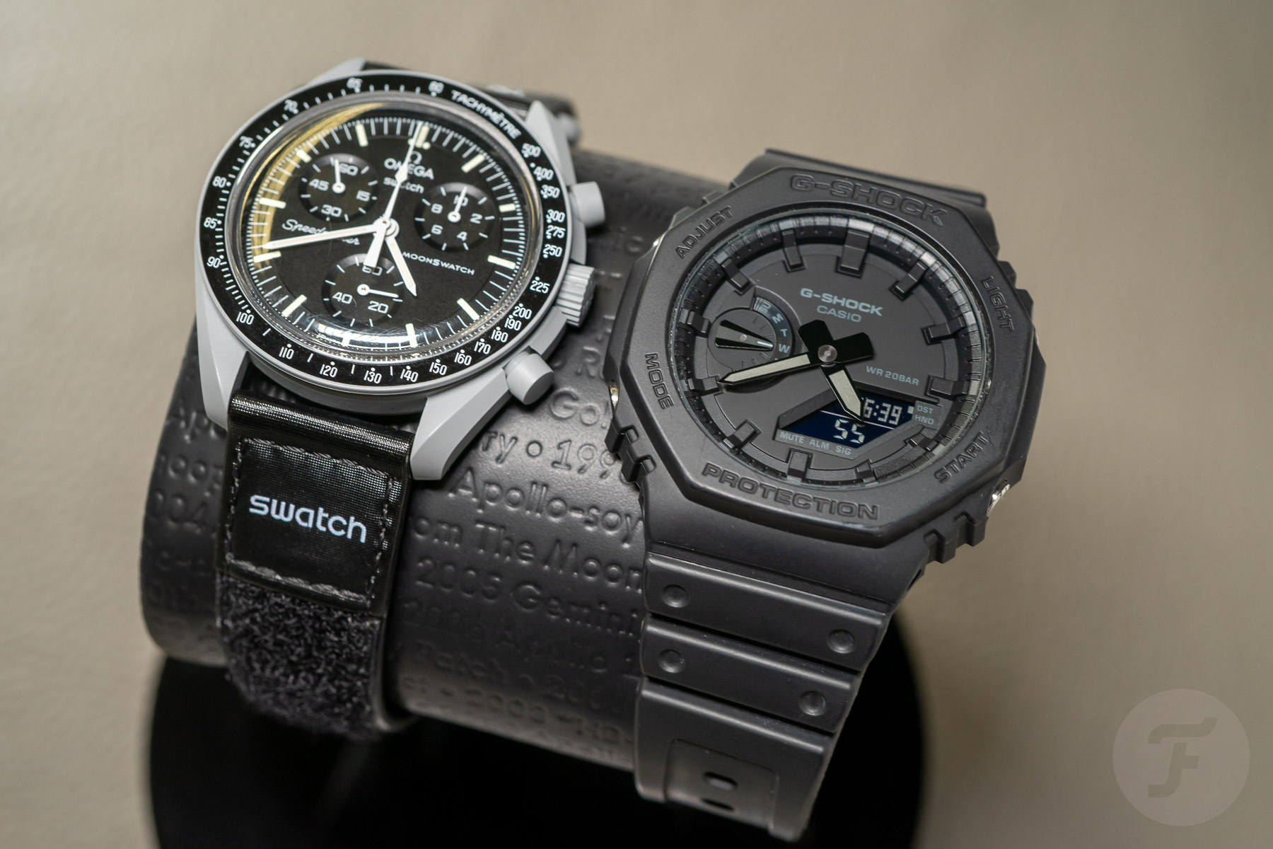 Sunday Morning Showdown: Swatch × Omega MoonSwatch Vs. G-Shock CasiOak