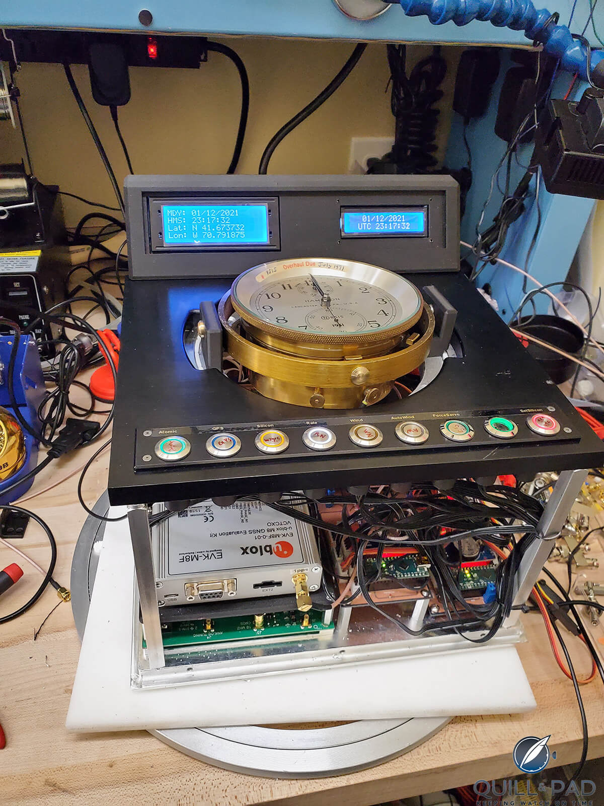 Time Traveler’s Clock: Deciding An Atomic Clock, GPS Signal, Quartz Clock And Marine Chronometer Alone Just Didn’t Cut The Mustard, This Inventor Synced Them All Together