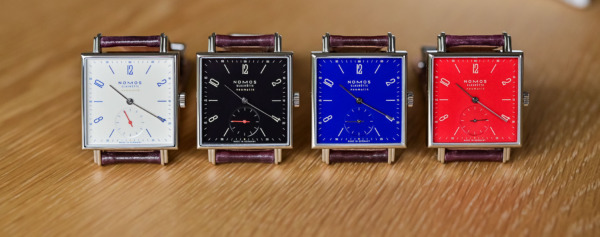 Introducing – The Four Limited Editions of the Nomos Tetra Neomatik 39 Hit Squarely on the Style Radar (Live Pics & Price)