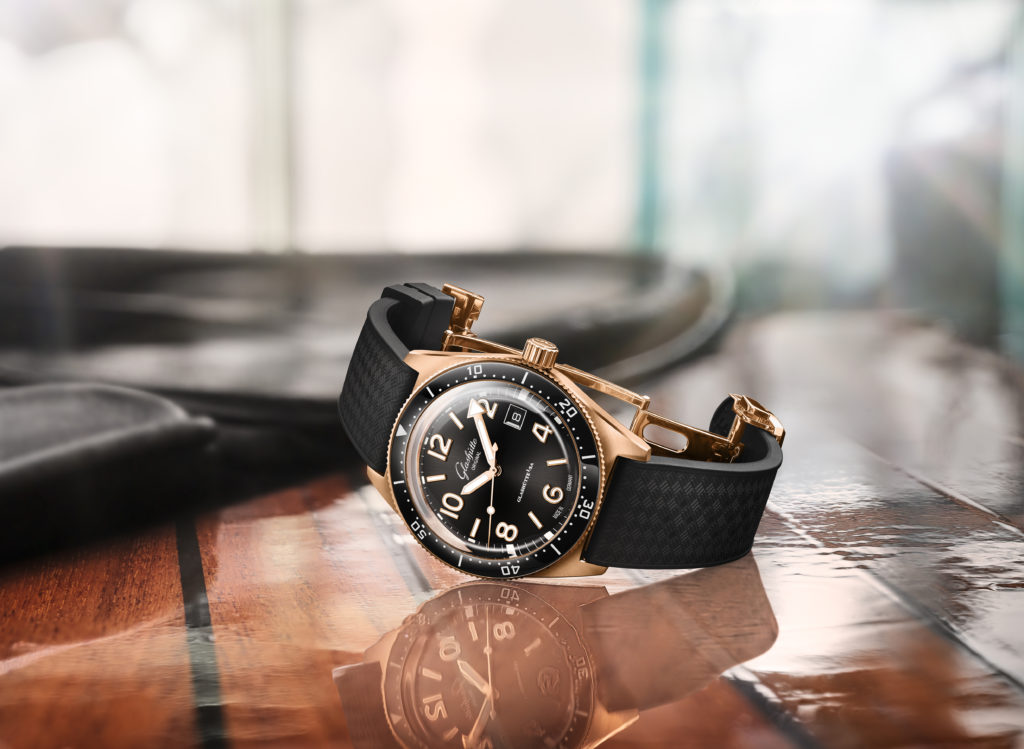 Glashütte Original Revisits the SeaQ in Pink Gold and Black
