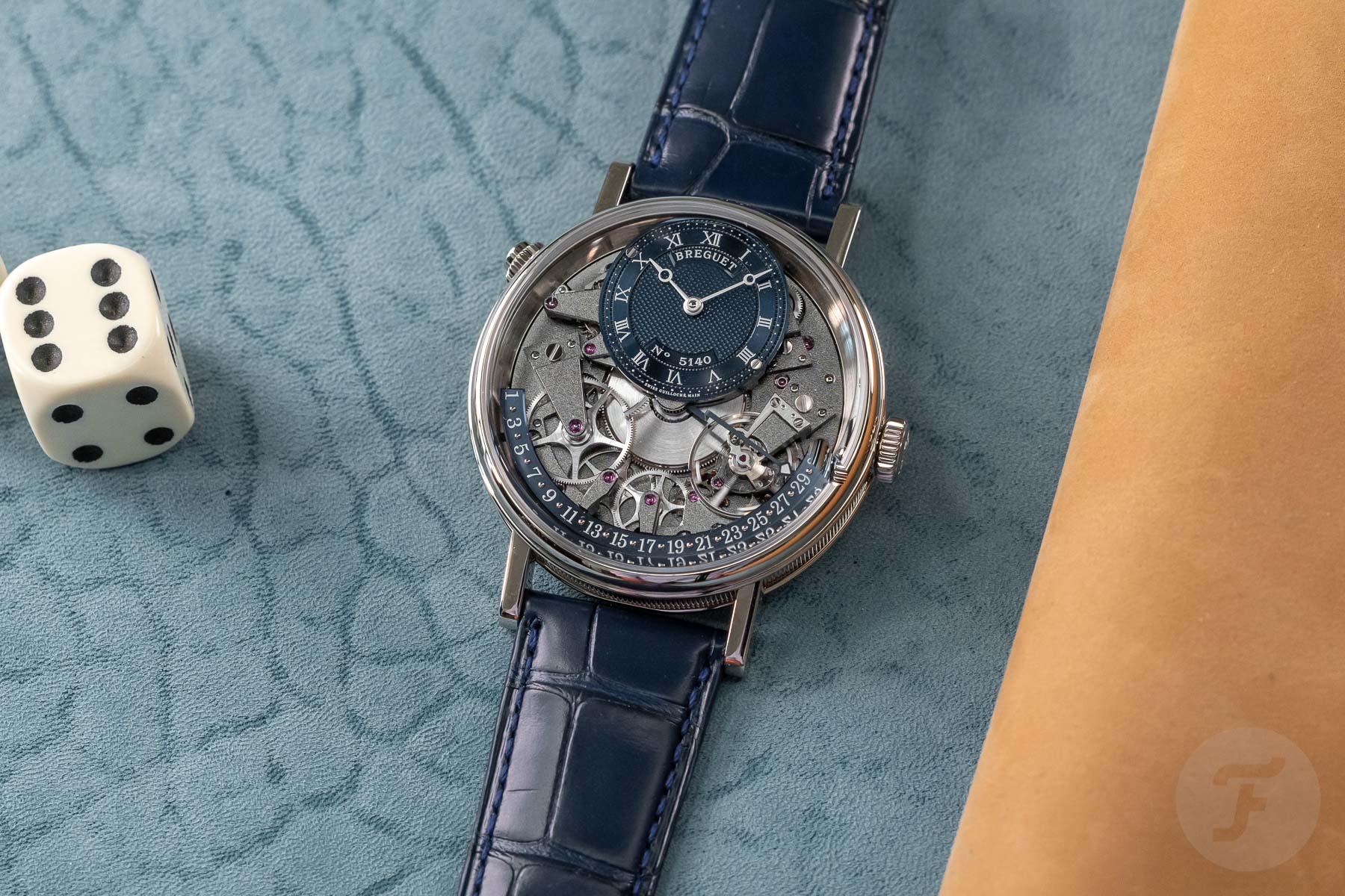 Breguet Introduces The Tradition Quantième Rétrograde 7597 In Regal Monochrome Blue