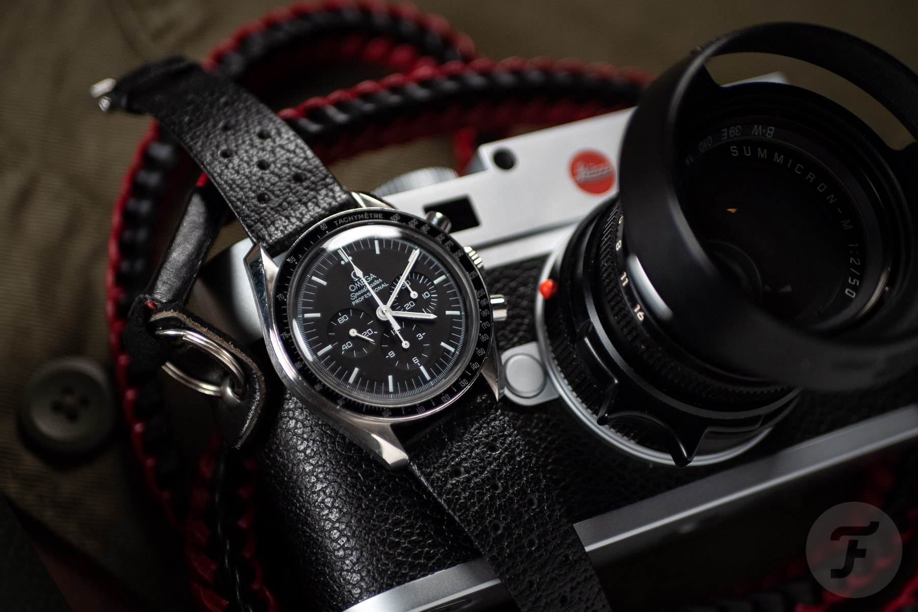 Strap Check: My Omega Speedmaster Professional On A Joseph Bonnie STAR 69 Pigskin Strap