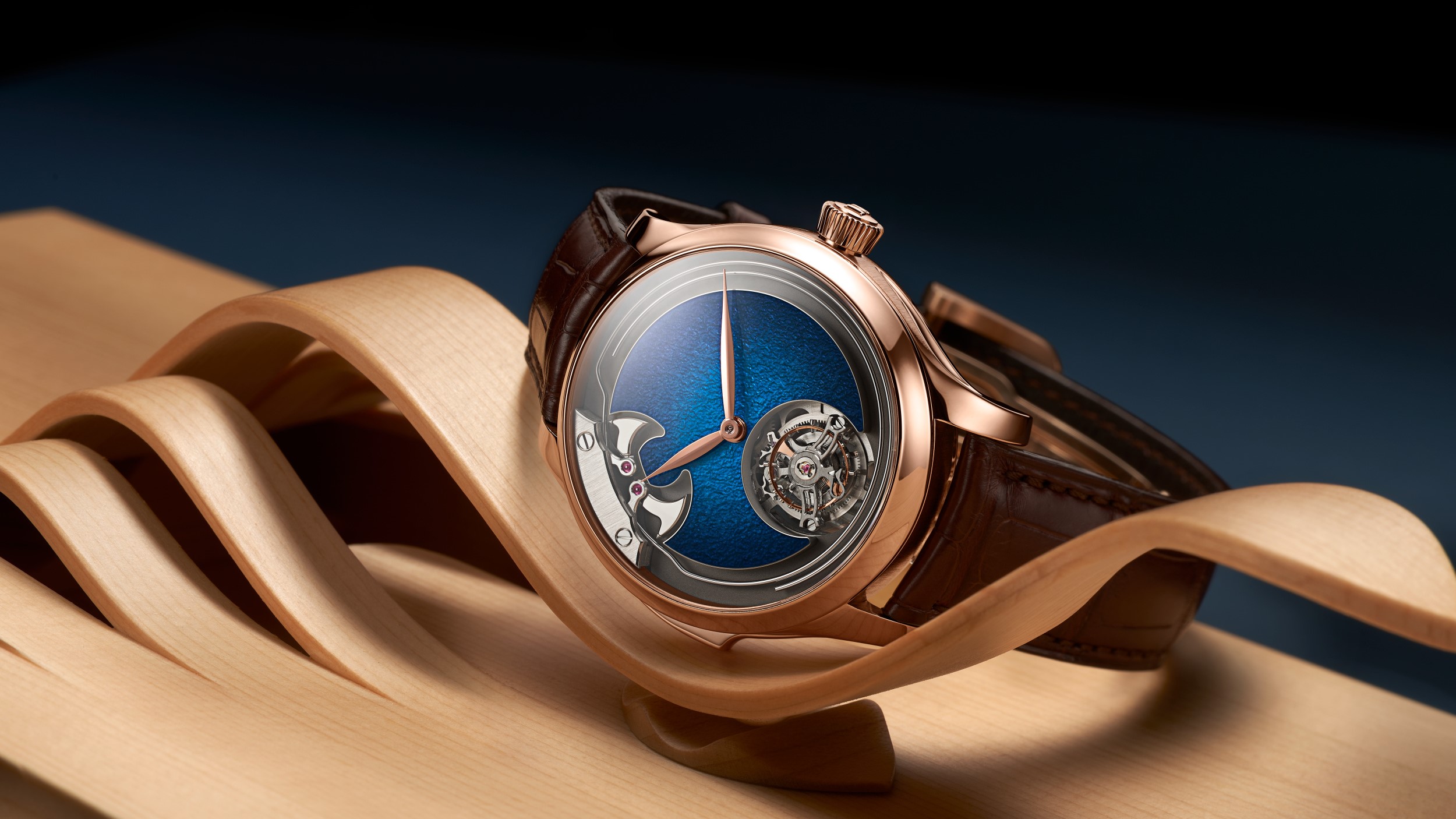 Introducing The H. Moser & Cie. Endeavour Concept Minute Repeater Tourbillon Aqua Blue