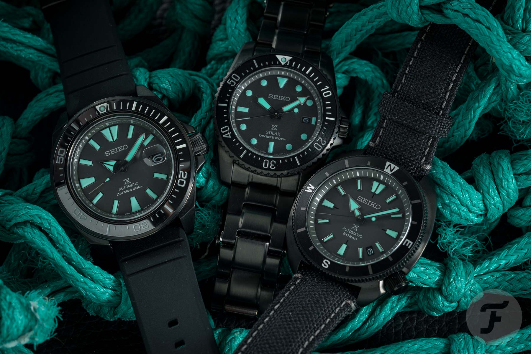 Black, Cool, And Teal All Over — The Three Newest Additions to the Seiko Prospex “The Black Series”