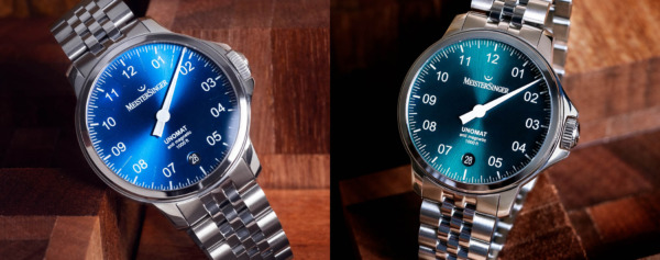 Introducing – The Robust MeisterSinger Unomat, Now With Mid-Green and Mid-Blue Dials