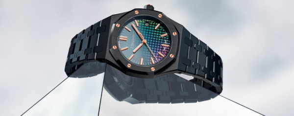 Introducing – Carolina Bucci Redefines The Royal Oak With A Crazy Rainbow 3D Sapphire Tapisserie Dial