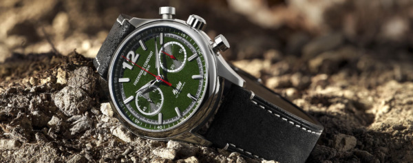 Introducing – The Frederique Constant Vintage Rally Healey Chronograph Automatic with British Racing Green Livery