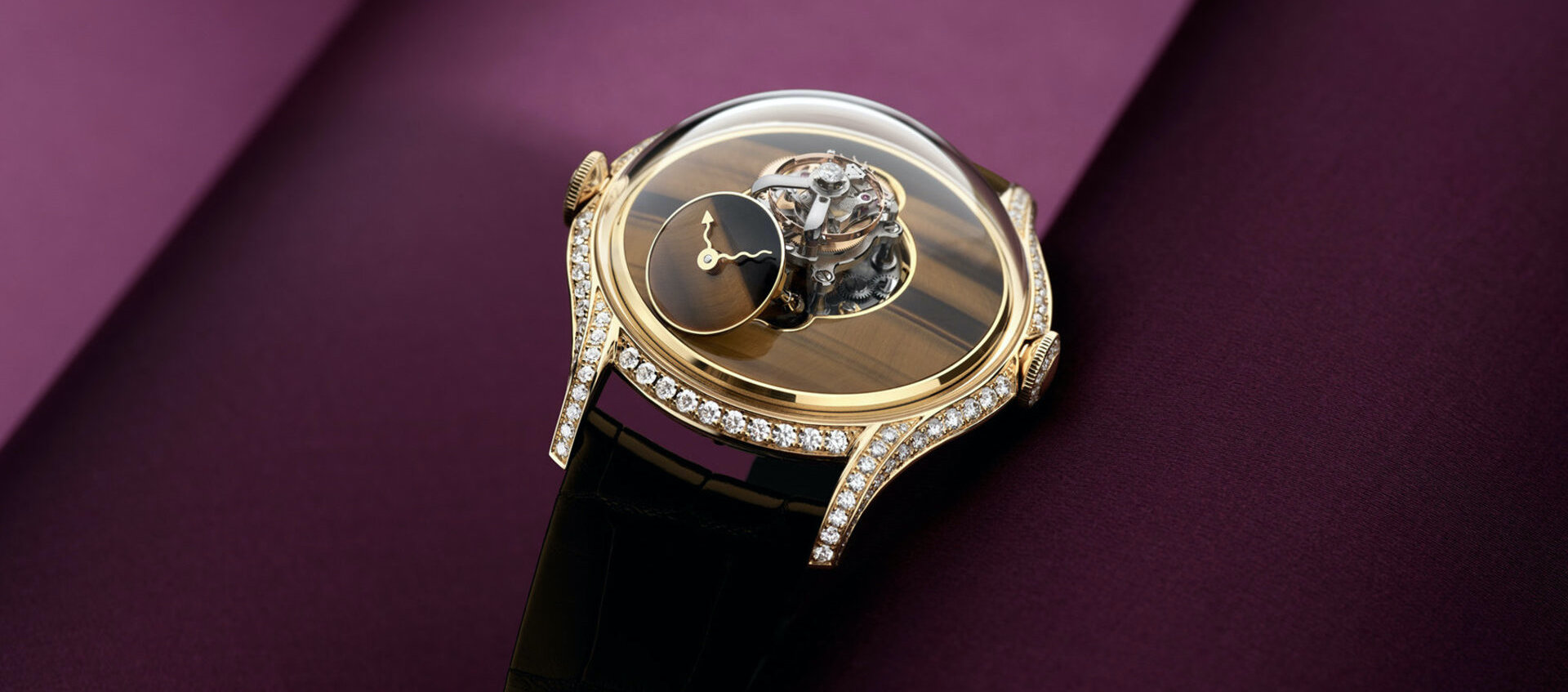 MB&F Introduces Tiger Eye To The LM FlyingT 38.5mm Collection