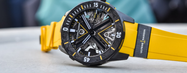 Hands-on – The New Ulysse Nardin Diver X Skeleton Black Carbonium