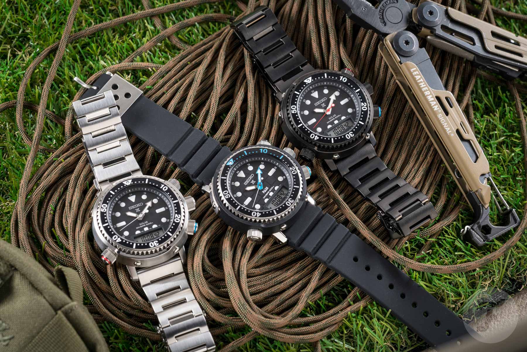 Arnie Is Back! Seiko Releases Three New Hybrid Ani/Digi Divers
