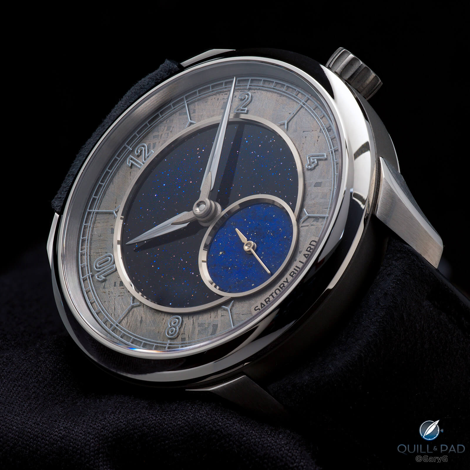 Collector Commissions: Bespoke Sartory Billard SB05 With Exotic Meteorite, Aventurine, And Lapis Lazuli Dial