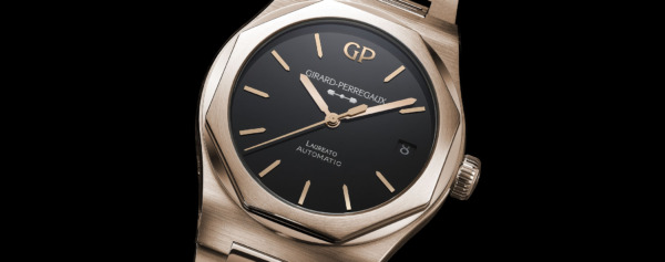 Introducing – The Luxurious Girard-Perregaux Laureato 42mm in Pink Gold & Onyx