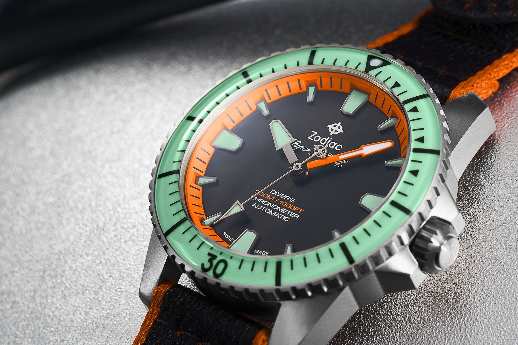 The New Zodiac Super Sea Wolf Pro-Diver Titanium Limited Edition Dive Watch Deserves Your Attention