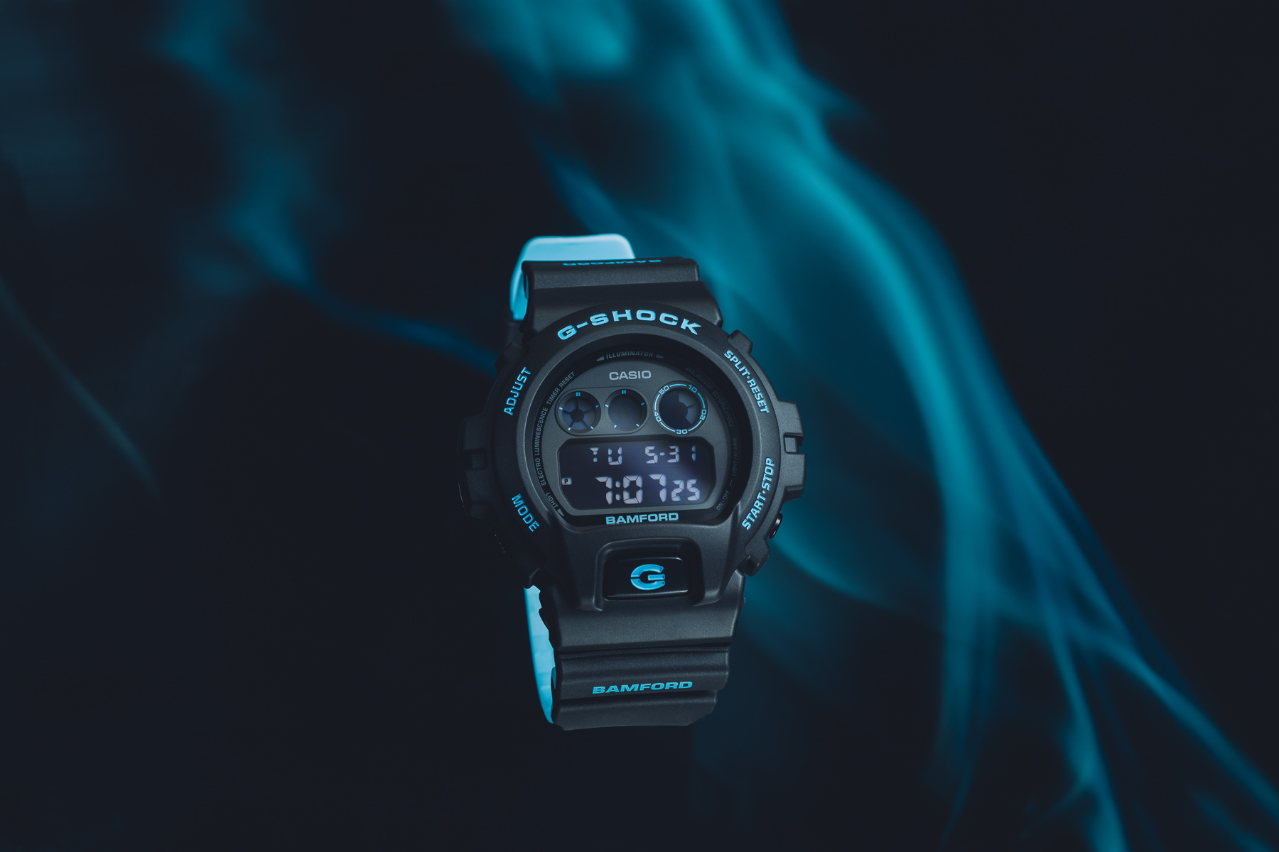 The New Bamford x G-Shock DW-6900BWD Proves That Black-And-Blue Is Summer Cool Too