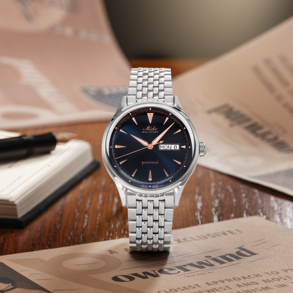 Mido brings back the “Powerwind” in Multifort Powerwind Chronometer Limited Edition