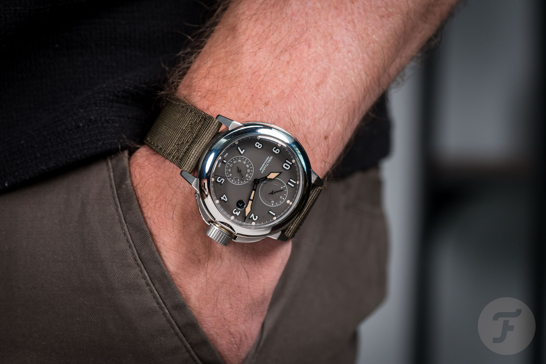 Hands-On With The Waltham Field & Marine Dual Time Grey — Not Your Average Military-Inspired Watch