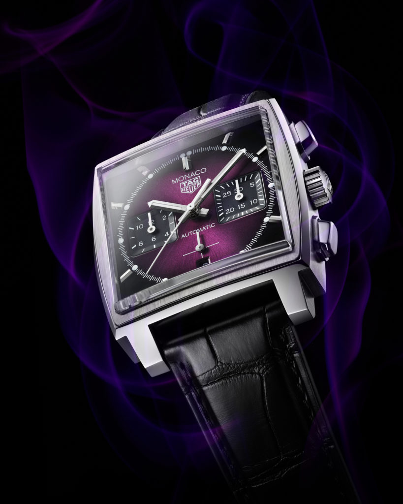 Purplicious: TAG Heuer Revs Up with a Beautiful Colored Monaco