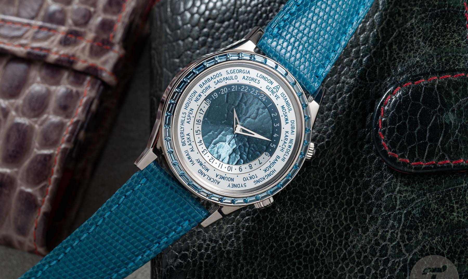 Andersen Genève’s Tempus Terrae World Timer Returns With Aquamarine Baguettes