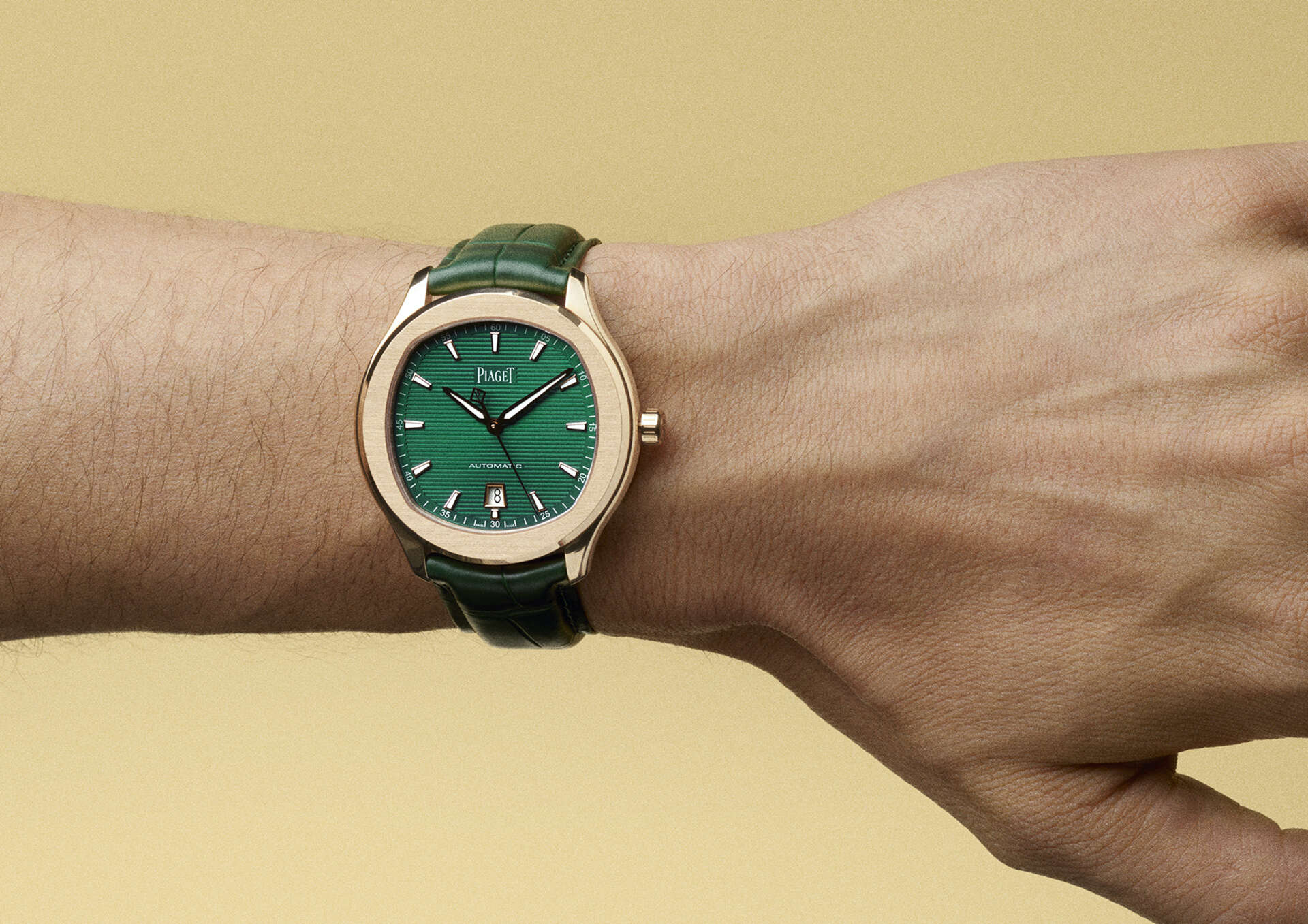 Introducing The Piaget Polo Date And Polo Skeleton In Green Non-Limited Editions